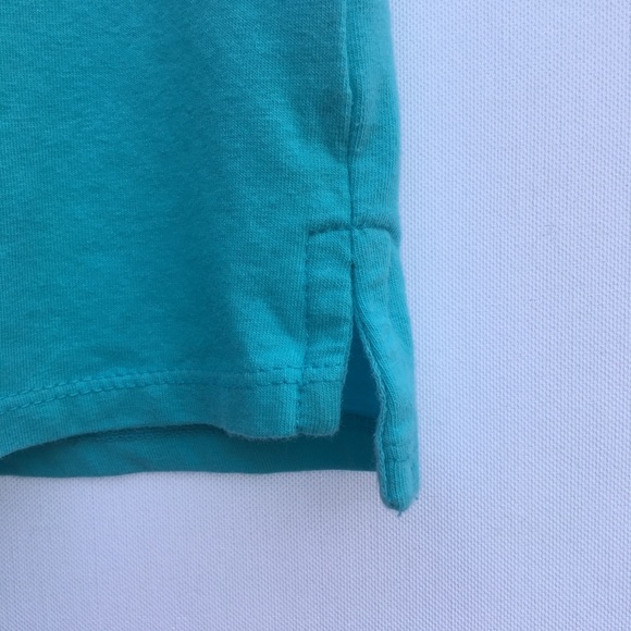 GreenDog Girl Blueish/Green Medium Sleeveless Polo - Picture 7 of 12